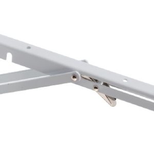SOPORTE ABATIBLE 400 MM NIQUEL