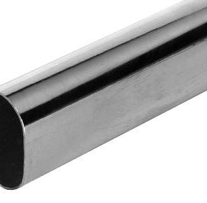 CAÑO OVAL CROMO X 3 MTS